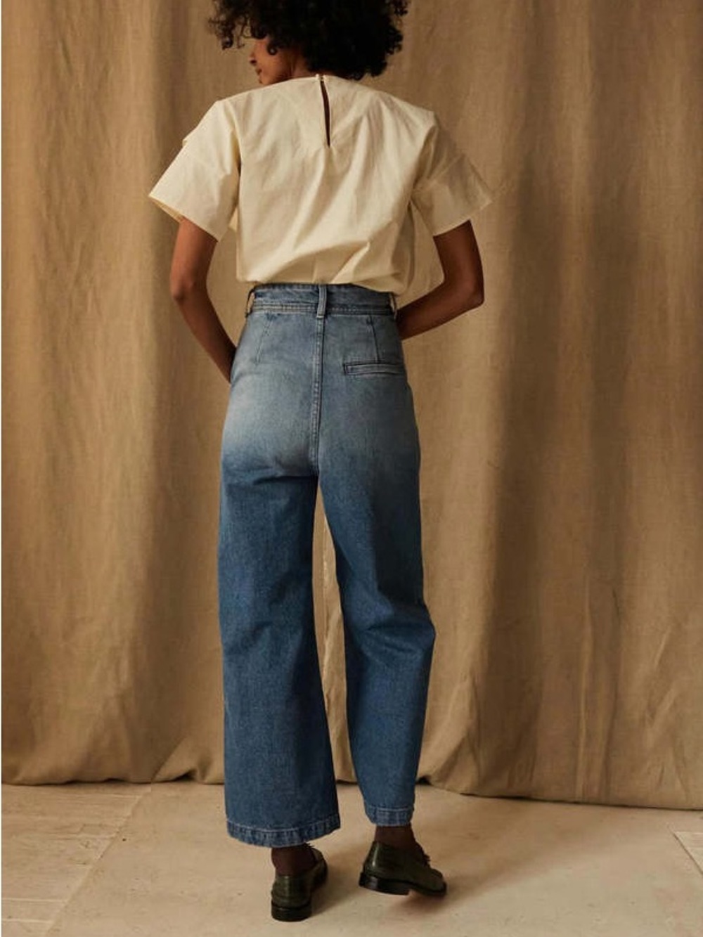 Caron Callahan Andes Pant in Washed 70s Denim women’s size 4 - Picture 4 of 12